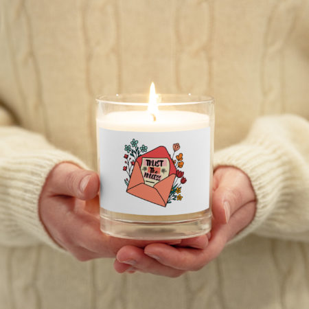 Trust the Process - Glass jar soy wax candle