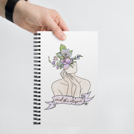 End the Stigma - Spiral notebook